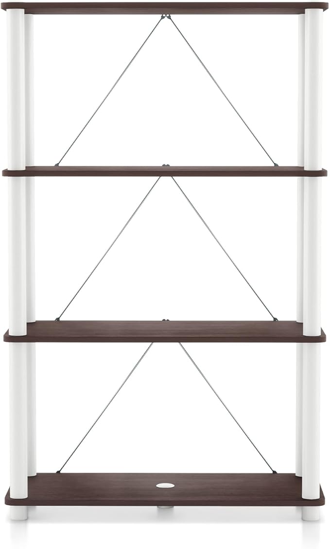 Homes: Inside + Out Apexa Modern 4-Tier Wide Shelving Units, Collectibles - Image 11