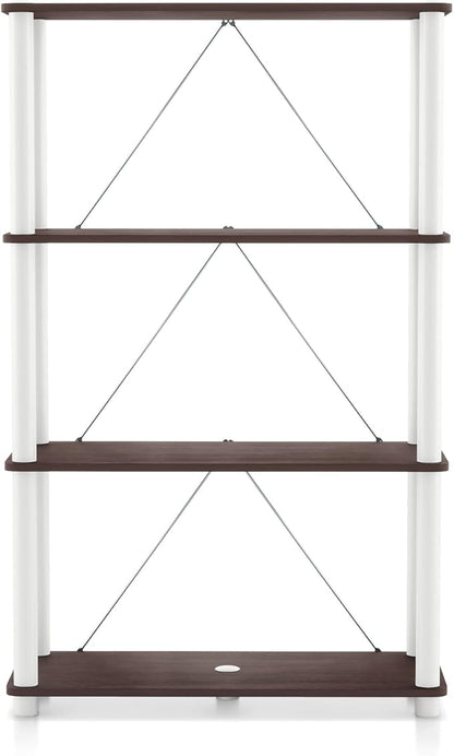 Homes: Inside + Out Apexa Modern 4-Tier Wide Shelving Units, Collectibles - Image 11