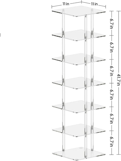Aquiver Acrylic Vertical Shoe Rack - Image 3