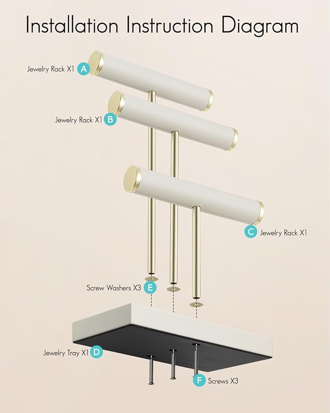 Vlando 3 Tier Bracelet Holder Organizer - Image 4