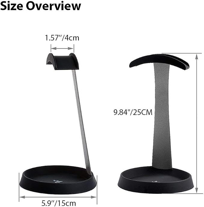 Avantree HS102 - Metal & Silicone Headphone Stand Hanger - Image 4