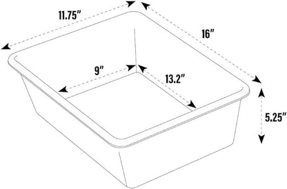 Humble Crew Large Plastic Storage Bins - Image 6