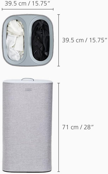 Joseph Joseph Tota 60 liter/15.8 gallon Laundry Hamper Separation Basket - Image 2