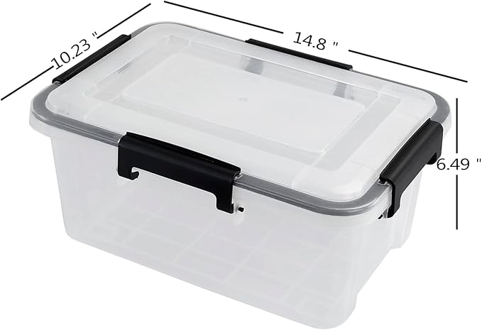 10 Liters Clear Storage Box - Image 2