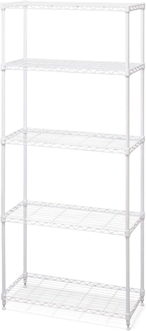 Iris Ohyama CMM-75185 Color Metal Rack, 5 Tiers, : Approx. 29.5 x 13.8 x 70.9 by Iris+Ohyama