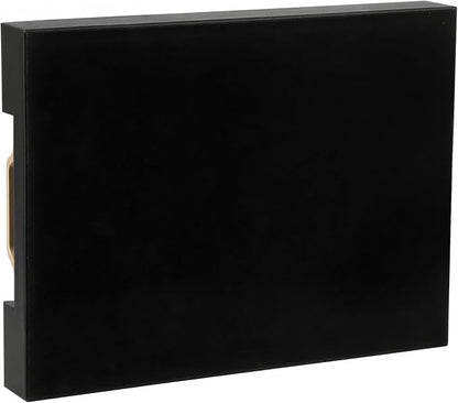 HofferRuffer Faux Leather Rectangle Serving Tray Decor Platter - Image 8