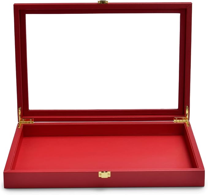 Oirlv Premium Red Leather Jewelry Tray by Oirlv