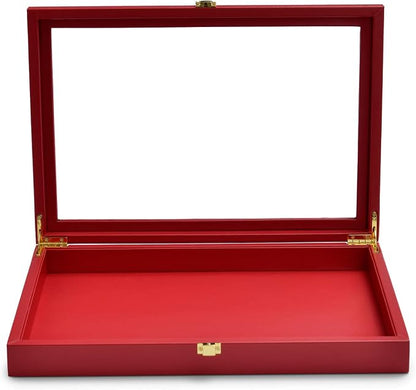 Oirlv Premium Red Leather Jewelry Tray by Oirlv