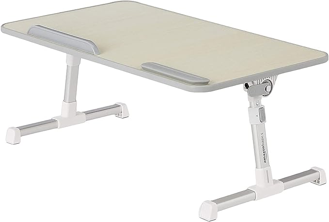Amazon Basics Adjustable Tray Table Lap Desk Fits up to 17-Inch Laptop by AmazonBasics