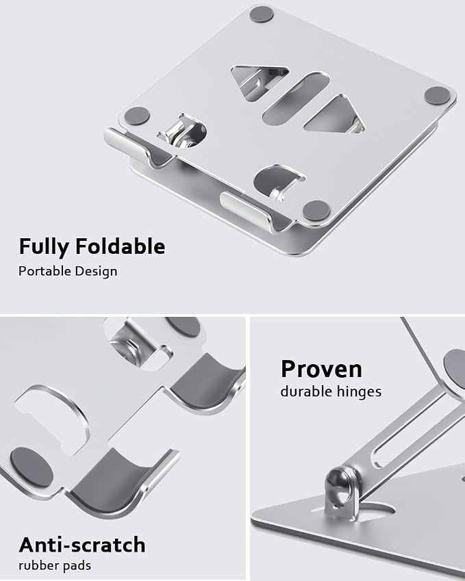 Tablet Stand Holder for Desk, Adjustable Desktop Tablet Holder, Foldable - Image 5