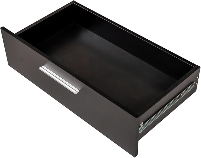 Karl home 8 Drawer Dresser, Wood Black Vanity Drawer Cabinet, Bedroom Storage - Image 8