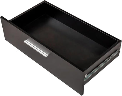 Karl home 6 Drawer Dresser, Wood Black Vanity Drawer Cabinet, Bedroom Storage - Image 8