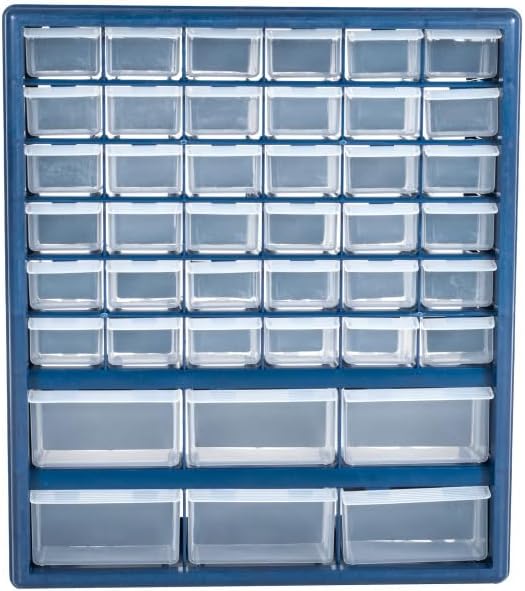 Plastic Storage Drawers – 42 Compartment Organizer – Desktop or Wall Mount - Image 6
