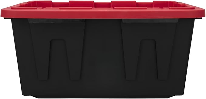 27-Gallon Heavy-Duty Plastic Storage Tote by Unknown