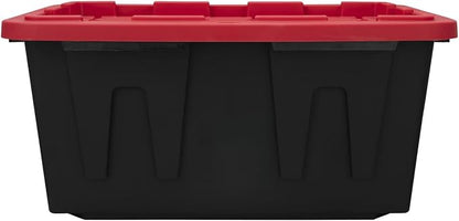 27-Gallon Heavy-Duty Plastic Storage Tote by Unknown