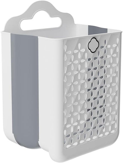 Collapsible Laundry Hamper, Household Foldable Dirty Wall Hanging by Unknown