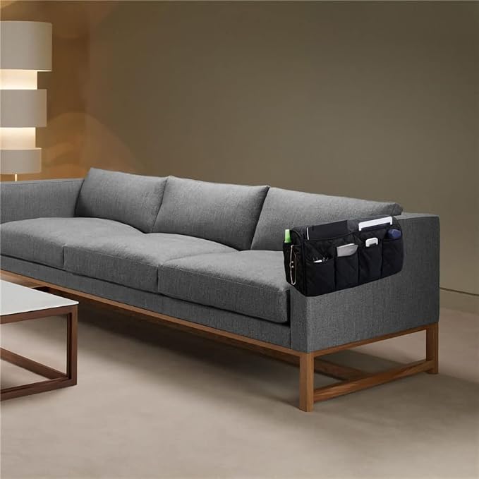 Black Sofa Armrest Organizer - Image 3