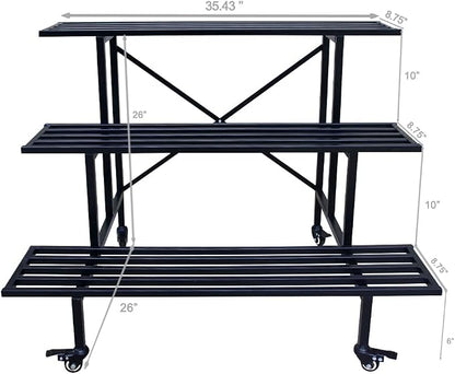 Zhongma 3 Tier Sturdy Metal Plant Stand - Image 4