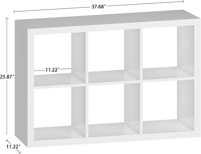 6 Cube Organizer, Cube Storage Shelf - Image 3