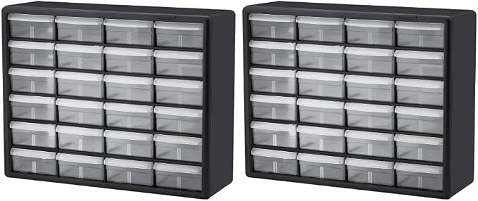Akro-Mils 24 Drawer Hardware, Craft and Office Supply Storage Cabinet Bundle by Unknown