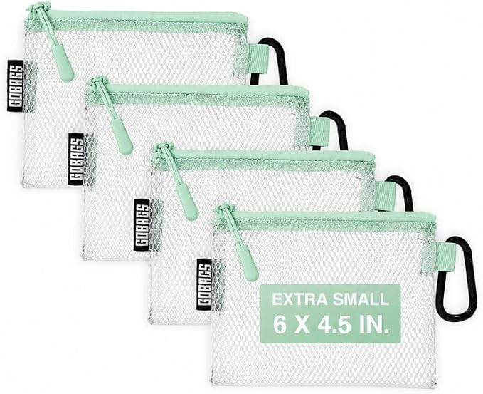 GOBAGS Air Production Extra Small Clear Zipper Pouch – Cable Organizer & Travel by Unknown