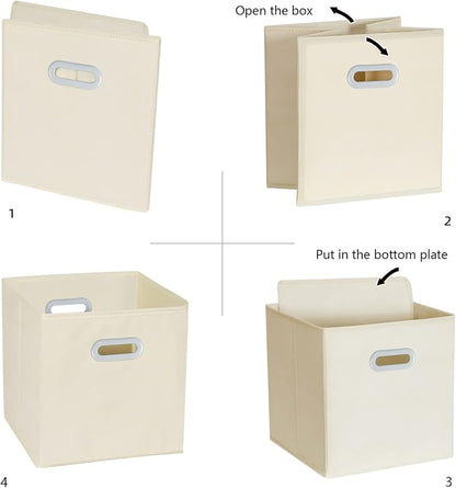Fabric Cloth Storage Bins, Fabric Cube Organizer - Image 5