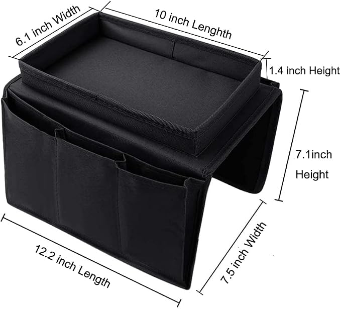 Sofa Armrest Organizer with Cup Holder No-Slip Couch Sofa Armrest Organiser - Image 5