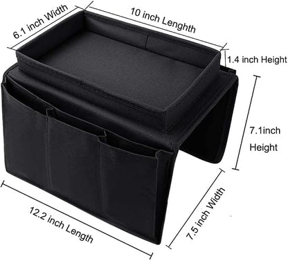 Sofa Armrest Organizer with Cup Holder No-Slip Couch Sofa Armrest Organiser - Image 5