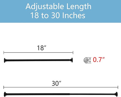 TYRON Small Thin Skinny Closet Rods - Image 5