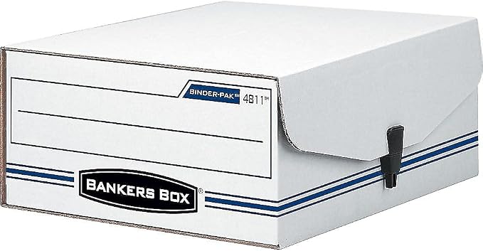 Bankers Box 48110 Storage File Box, Snap Close, 9-1/8-Inch x11-3/8-Inch - Image 2