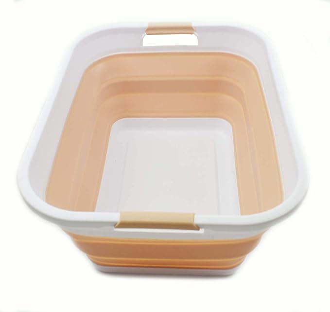 SAMMART 41L Collapsible Plastic Laundry Basket by SAMMART