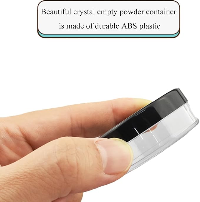 HAHIYO 1Pcs 20ml/0.68oz Plastic Empty Travel Compact Case Makeup Cosmetic Jar - Image 5