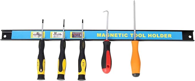Magnetic Tool Holder 8 Pack, Wall Mounted Metal Tool Rack Bar - Image 4