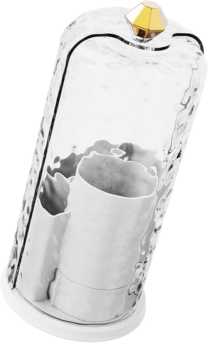 Rotating Transparent Cosmetic Carousel by Unknown
