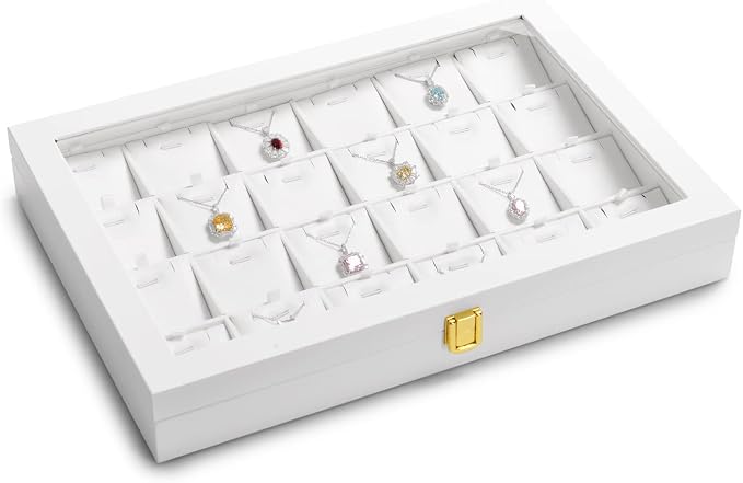 Oirlv White Jewelry Organizer Box - Image 3