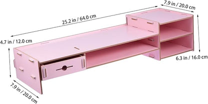 Angoily Creative Pink Monitor Riser Stand - Image 2