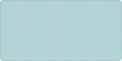 Bloss Light Blue Desk Mat, Large Mouse Pad, Leather Desk Blotter, Waterproof by Bloss