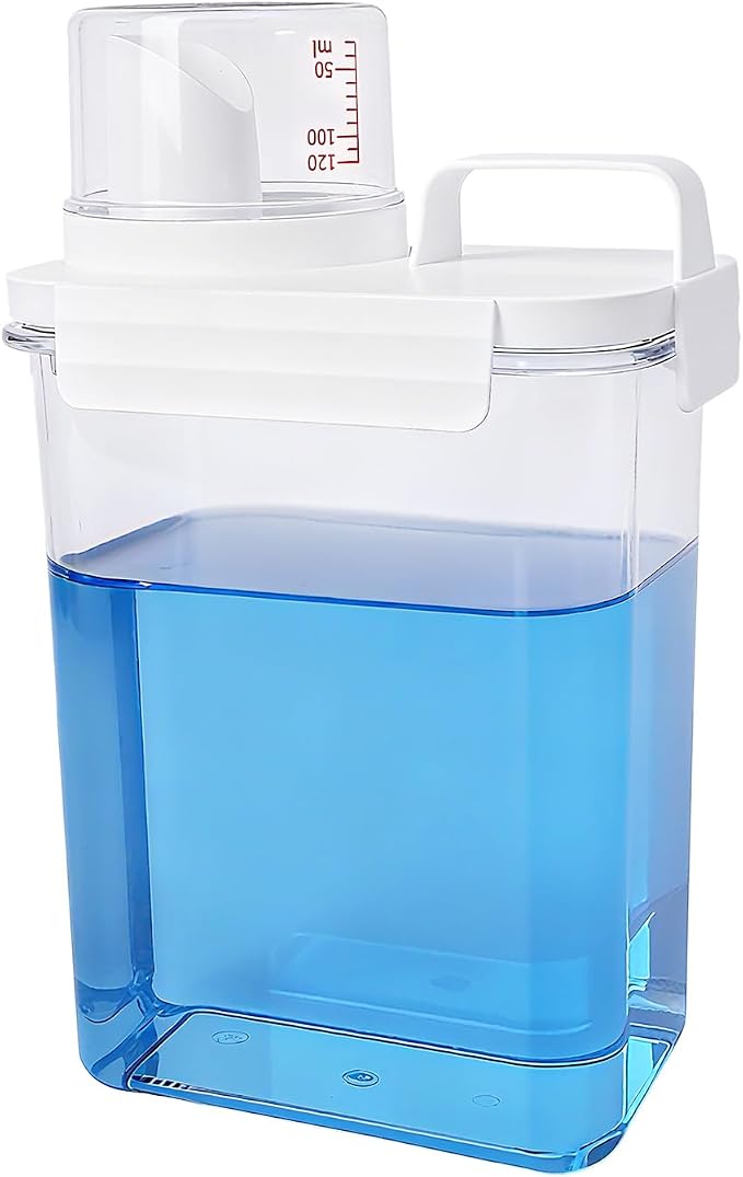 Laundry Detergent Dispenser - 61oz Refluxable Plastic Liquid Laundry Detergent by Beruyu