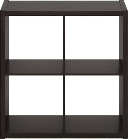 Furinno Cubicle Book Shelf, 4-Cube Bookshelf, Extra Thick Frame Reversible - Image 10