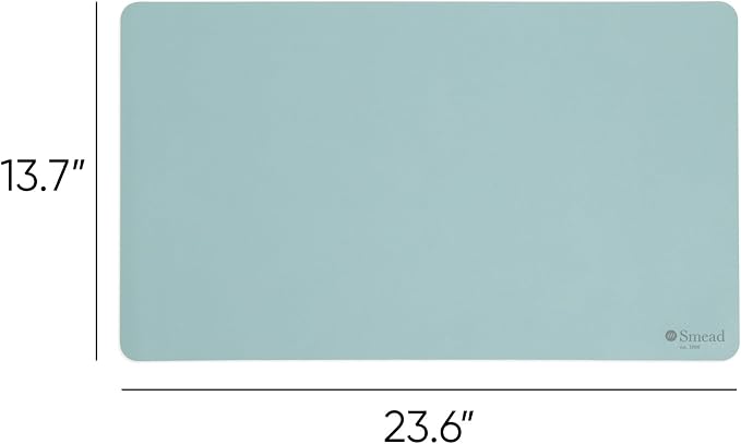 Smead Desk Pad, Vegan Leather Desk Mat - Image 4