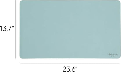 Smead Desk Pad, Vegan Leather Desk Mat - Image 4