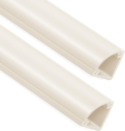 ZhiYo Corner Cable Hider for 3-5 Cords, Wall & Floor Cord Hider 15ft Beige | 5 by ZhiYo