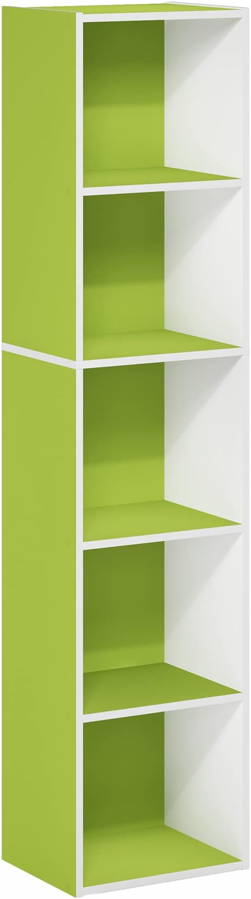 Furinno PASIR Book Shelf, 5-Tier Modern Bookshelf, Open Shelves Bookcase 9 x 12 - Image 6