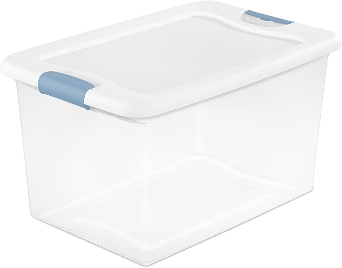 Sterilite 4-Pack 64 Quart Latching Box, Dorm Room, and Closet Organization - Image 9