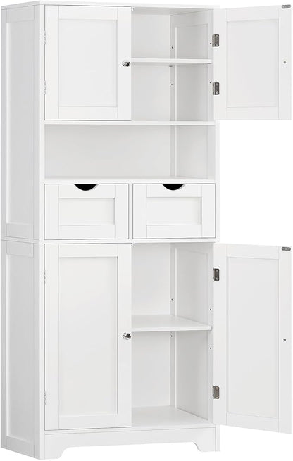 TEENFON 57.8" H Tall Bathroom Storage Cabinet by TEENFON