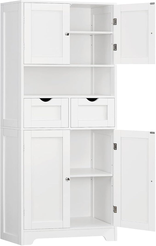 TEENFON 57.8" H Tall Bathroom Storage Cabinet by TEENFON