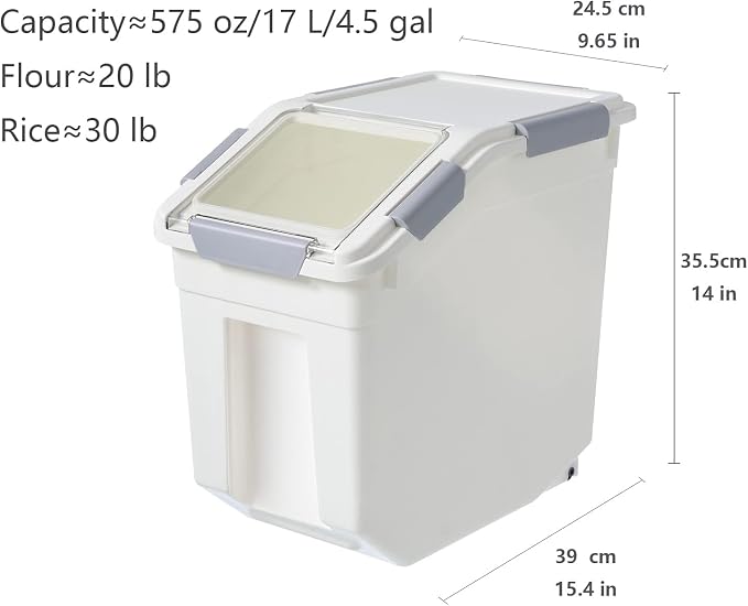CITY BABY 2 Pack Airtight Flour Storage Container - Image 6