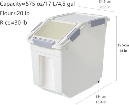 CITY BABY 2 Pack Airtight Flour Storage Container - Image 6
