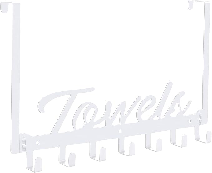 Azmoncy Over The Door Hooks, Heavy Duty Towel Rack by Azmoncy