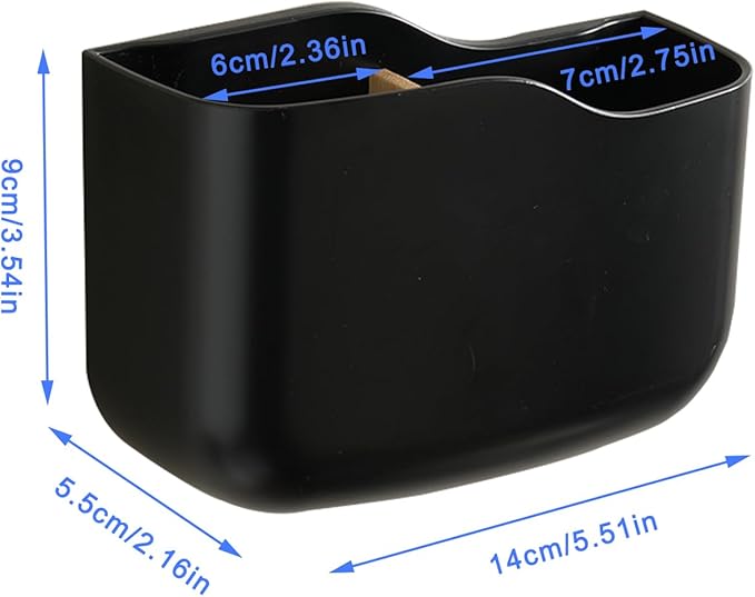 SUNFICON Wall Mount Remote Holder TV FAN Remote Control Holder Bedside Caddy - Image 2